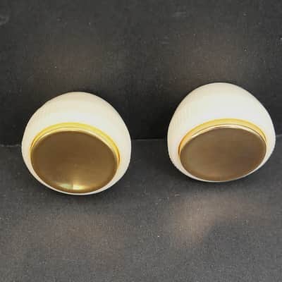 PAIR OF GENUINE Hofner 500/1 Beatle Violin Bass H909/15 Tea Cup Knobs image 5