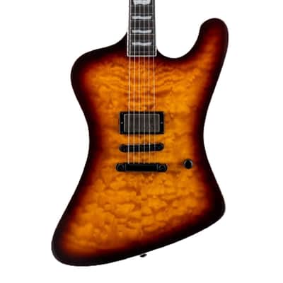 ESP LTD PHOENIX-1001QM Electric Guitar - Tobacco Sunburst image 1