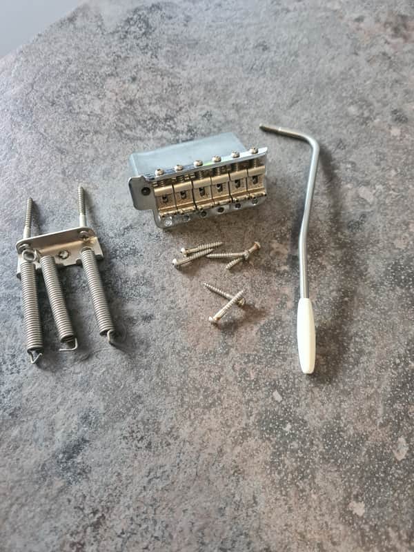 Fender JV Squier Stratocaster Tremolo bridge MIJ 1983 57/62 Fullerton image 1