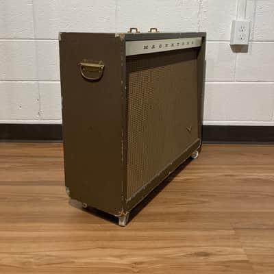 Magnatone Model 260 Custom 200 Series 2-Channel 35-Watt 2x12" Guitar Combo 1950s - Brown image 2