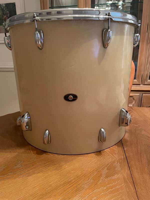 Slingerland 20" Floor Tom 1950's - White Marine Pearl image 1