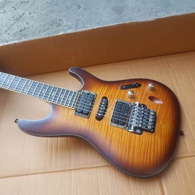 IBANEZ SABER - KILLER FLAME TOP - SPEED NECK image 1