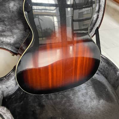 Epiphone EL-00 2012 - Vintage Sunburst with hard case and Dean Markley piezo image 7
