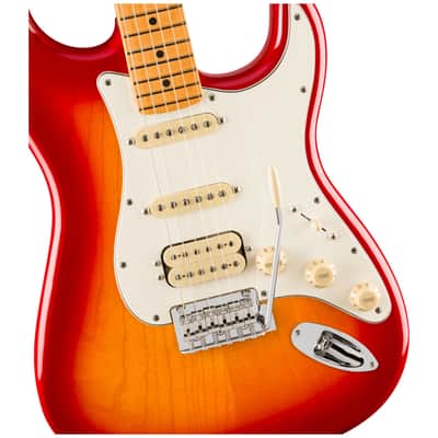 Fender Player II Stratocaster HSS Electric Guitar - Maple Fingerboard - Aged Cherry Burst image 4