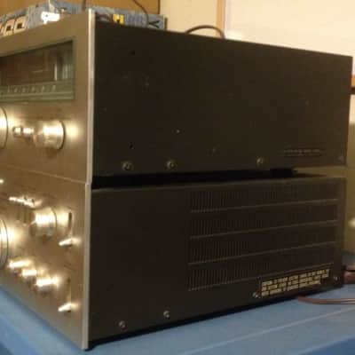 Kenwood Supre Model 600 Matched w Model 600T Tuner Vintage Flagship Audiophile 1975 Silver image 6