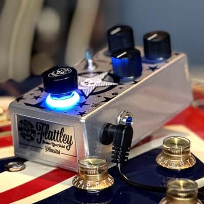 Flattley Boutique Effects Pedals Guitar Silver Range - Plexstar Plexi Drive Pedal image 3