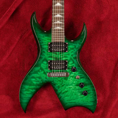 B.C. Rich Rich Bich Legacy (Rich "B") Transparent Green image 1