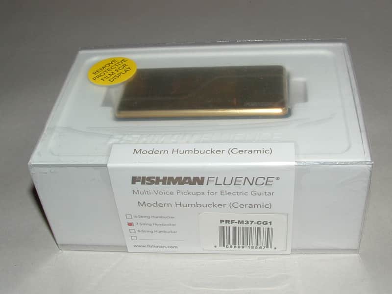 Fishman Fluence PRF-M37-CG1 7 String Modern Humbucker Ceramic 3 Voices (Gold) image 1