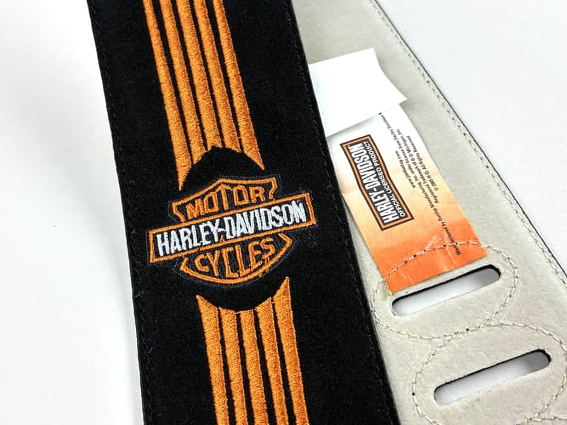 Harley Davidson HD-S007 Suede Guitar Strap – NOS 2005 image 1