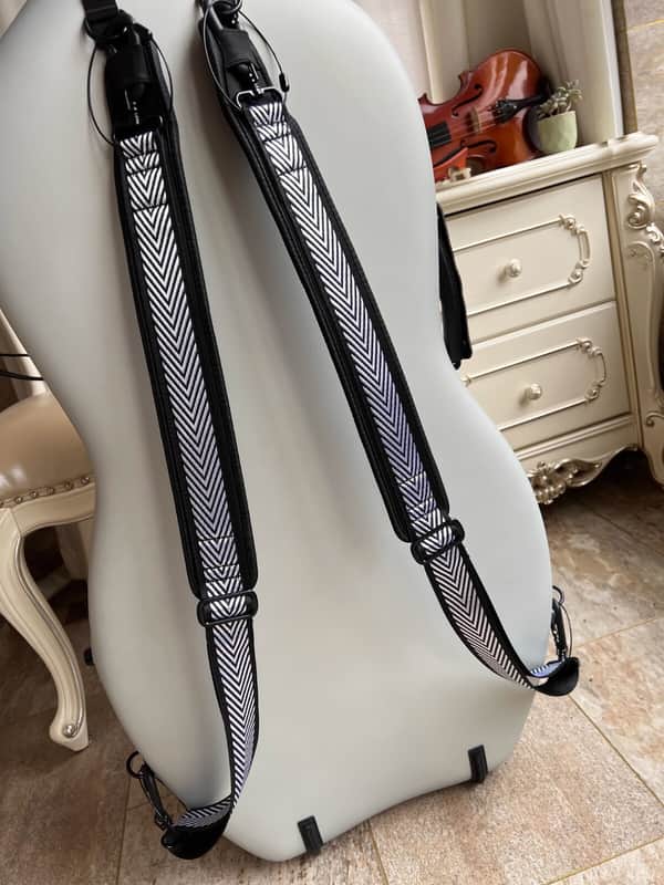 4/4 Cello Case shoulder Straps Nylon Belts Adjustable image 1