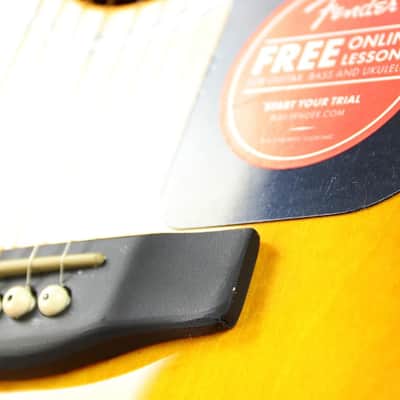 Fender Squier Dreadnought Acoustic Guitar - Sunburst image 6