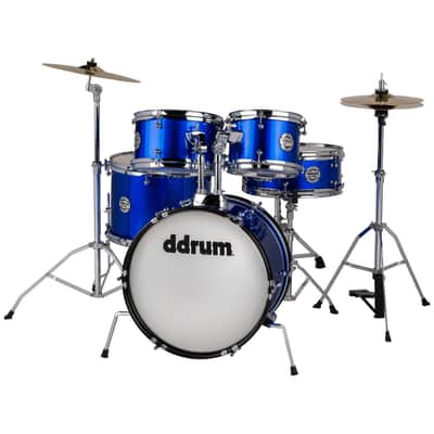 ddrum D1 Junior Complete Drum Set w/ Cymbals - Cobalt Blue image 2