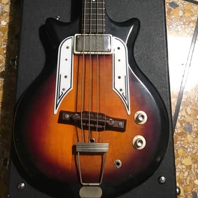 Vintage 1960 Airline Pocket Bass Sunburst image 1