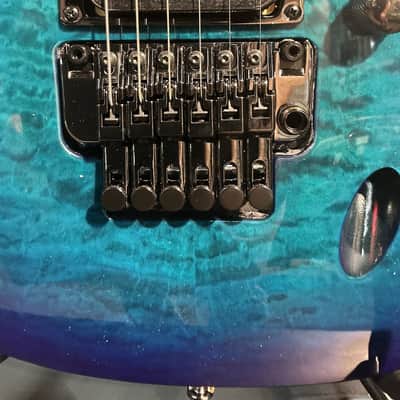 Ibanez S670QM S Series Electric Guitar - Sapphire Blue image 3