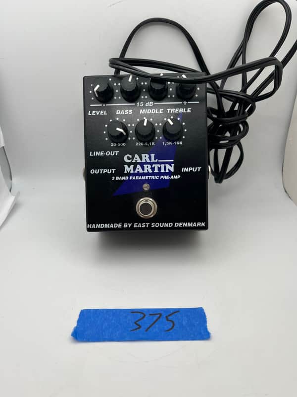 Carl Martin 3 Band Parametric Pre-Amp 2010s - Black x367 image 1