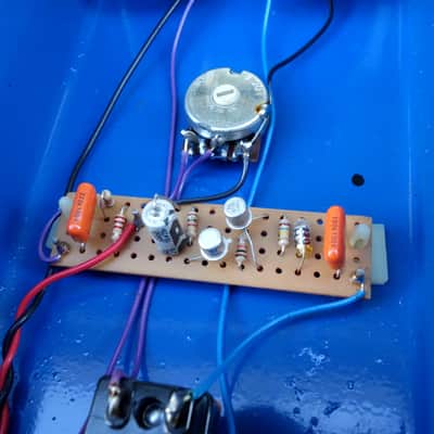Vintage 1996 Colorsound One Knob Fuzz Box - Dick Denney Sola Sound - Original First Issue image 5