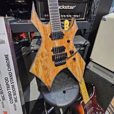 B.C. Rich Warlock Extreme Exotic with Floyd Rose – Spalted Maple (Brand New image 7