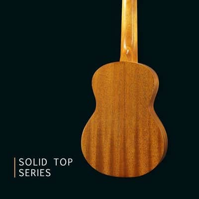 PukanaLa Model PU-CAT Solid Spruce top Series Tenor Size Ukulele w/ Gloss Finish image 2