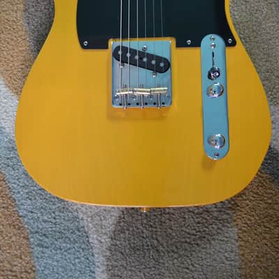 Nash T-52 Butterscotch Blonde Extra Light Relic w/1-Ply Black Pickguard & Lollar Pickups image 1
