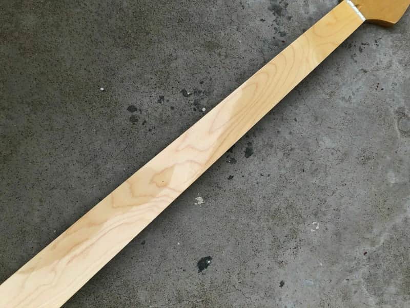 Fretless Maple Wood Jazz Bass Style Neck, 20 Frets image 1