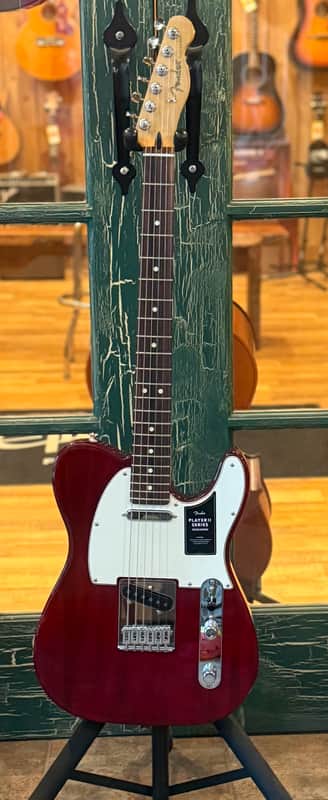 2026 Fender Player II Telecaster Mexi Electronic Guitar Transparent Cherry image 1