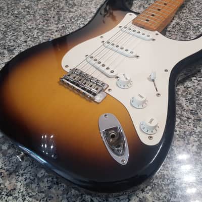 Fender Custom Shop '56 Stratocaster2005 great 2 tone sunburst nitro maple fingerboard image 9