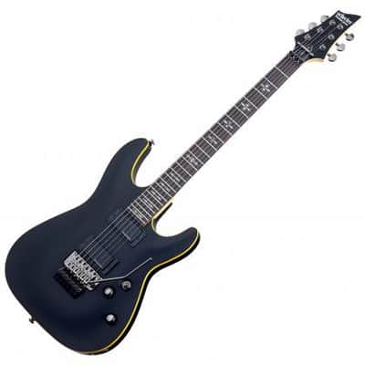 Schecter Demon-6 FR Electric Guitar B-Stock - Aged Black Satin (3661) image 2