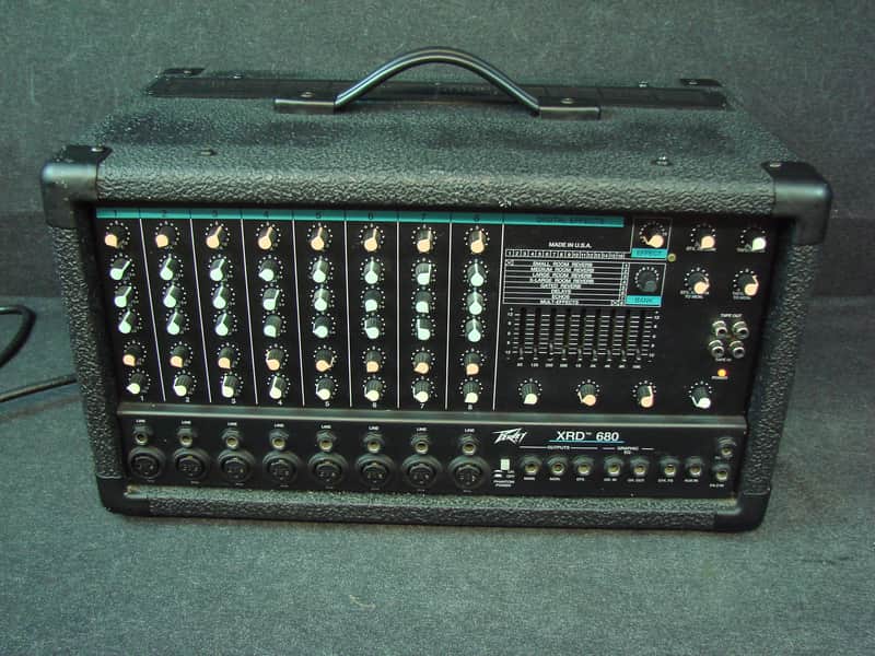 Peavey XRD-680 Eight Channel Powered Mixer image 1