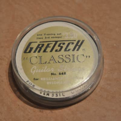 Gretsch 'Classic' Guitar strings set - 1950's "T" roof logo in original box - MIB image 4