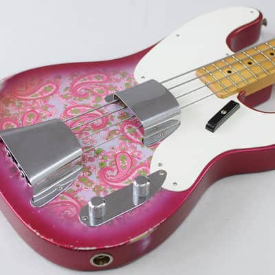 Fender Precision Bass 51 Relic Pink Paisley | Reverb