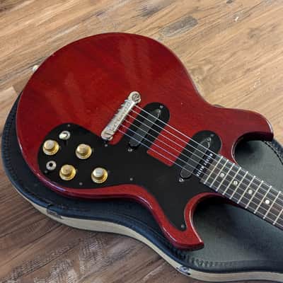 1965 Gibson Melody Maker D Double Pickup Electric Guitar Cherry With Case image 5