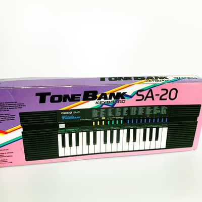 Casio SA-20 Tone Bank Mini Keyboard SA 20 Synth Drum Machine Synthesizer Audio Line Out Wham Bend image 16