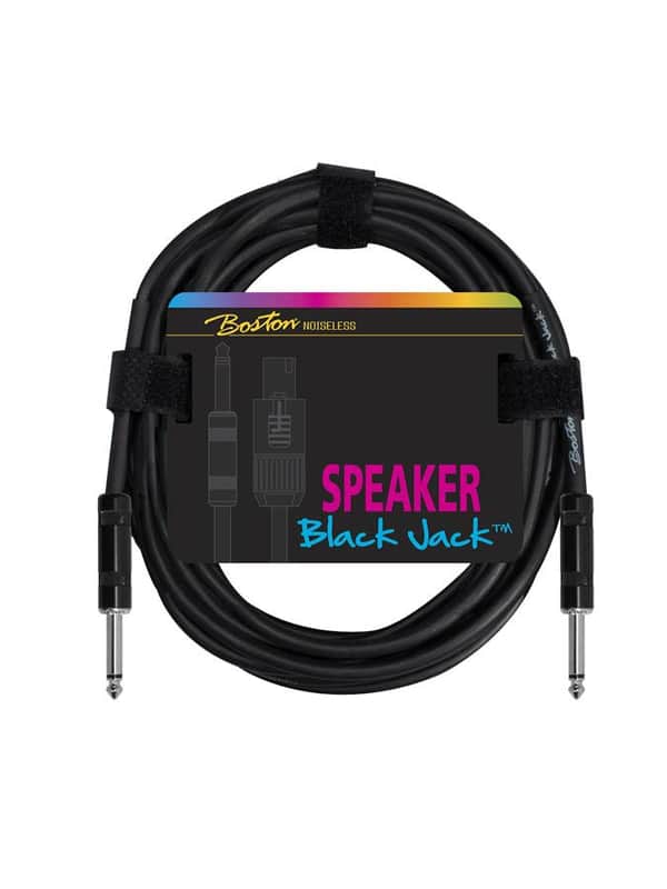 Black Jack Speaker cable, black, jack - jack, 2 x 1,5mm, 2 meter image 1