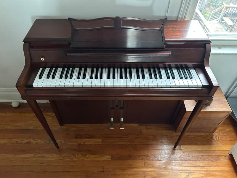 Wurlitzer 700 64-Key Electric Piano 1958 - 1961 - Brown image 1