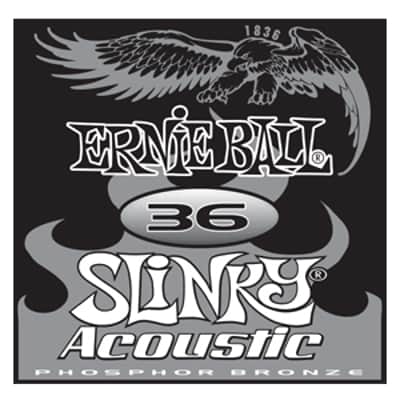 Ernie Ball single .036 Slinky Acoustic Phos Bronze image 3