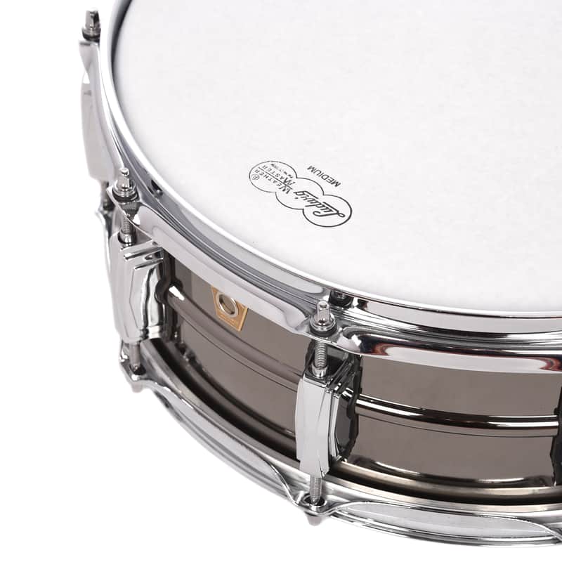 Ludwig LB416 Black Beauty 5x14" Brass Snare Drum image 2