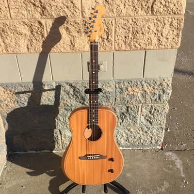 Fender Highway Series Dreadnought Mahogany Top Natural w/Bag image 3