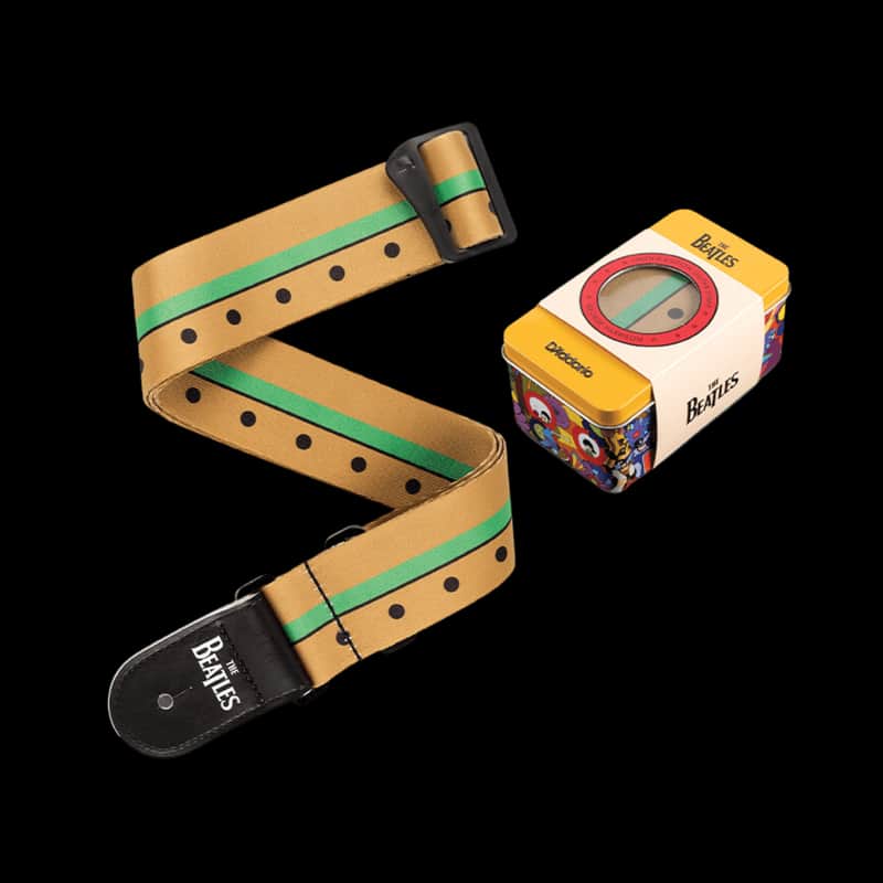 Used D'addario Yellow Submarine 50th Anniversary George Woven Guitar Strap image 1