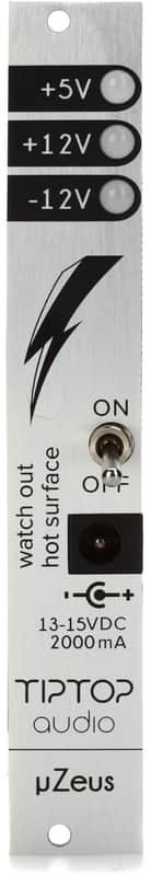 Tiptop Audio microZEUS Eurorack Power Supply - Silver (2-pack) Bundle image 1