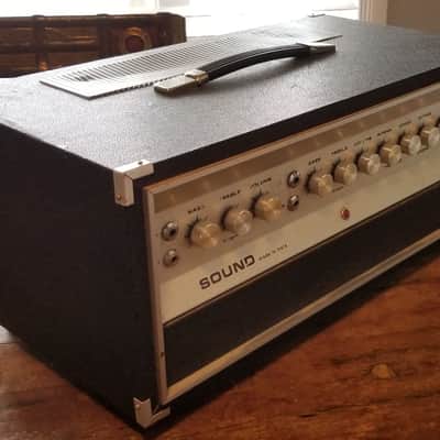 Sound 'Thunder 60' Tubed Guitar Head 1970s Italy image 2