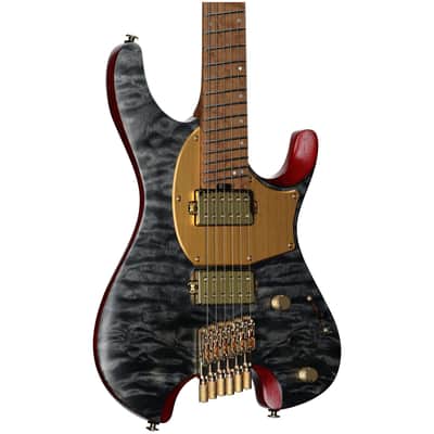 Ibanez Manuel Gardner Fernandes Electric Guitar (with Gig Bag), Obsidian Black image 1