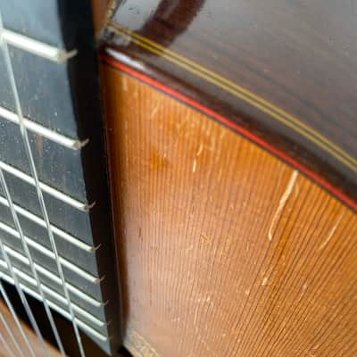 70's Taurus Spanish classical guitar original case image 18