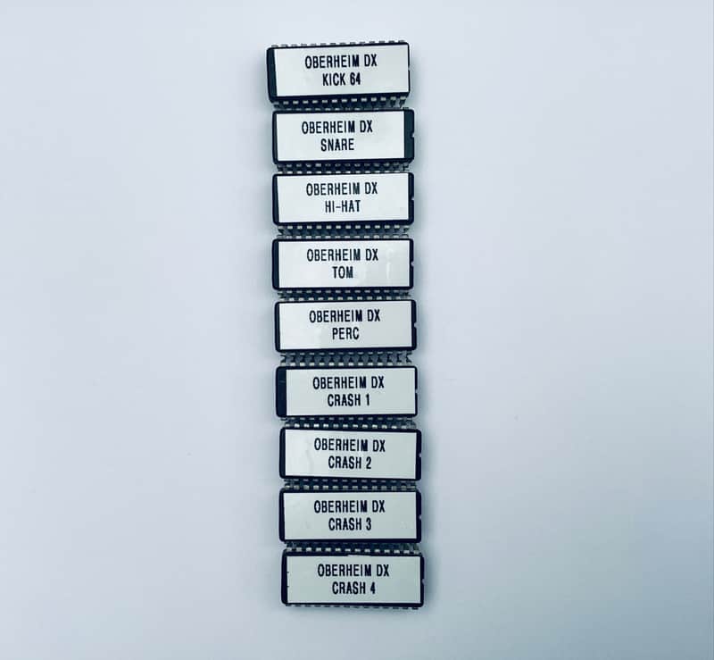 Complete Stock EPROM Drum Set For The Oberheim DX image 1