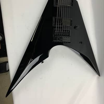 ESP LTD Arrow-1007 Baritone EverTune ET 7-String Electric Guitar Black B-Stock Larrow1007betblk image 8