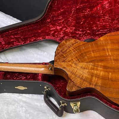 NEW! Taylor Custom 724ce Acoustic-Electric Guitar - Natural Gloss - AAAAA Hand Picked Koa - WOW! Authorized Dealer - G06770 image 14