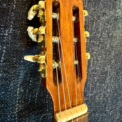 Vintage 1950s/60s Estudiantina Parlour Guitar – Made in Catania, Italy – Punchy Vintage Tone image 12
