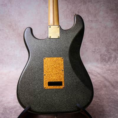 FENDER MIJ Hellecasters Limited Edition John Jorgenson Stratocaster "Black Gold Sparkle + Rosewood" (1997) image 14