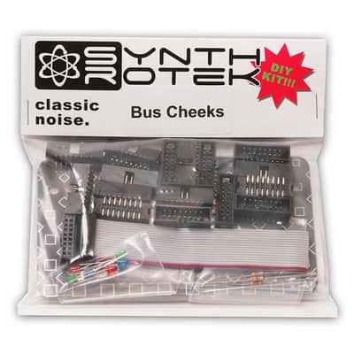Bus Cheeks DIY Kit - Eurorack Cheeks with built-in Bus Boards - 168HP, 100 Slide Nuts image 1