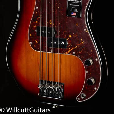 Fender American Professional II Precision Bass Maple Fingerboard 3-Color Sunburst (686) image 1