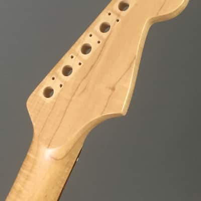 Ultra Rare Vintage Fender Lefty Stratocaster Neck 2003 Strat Rosewood Super Flame Maple 🍁 image 24